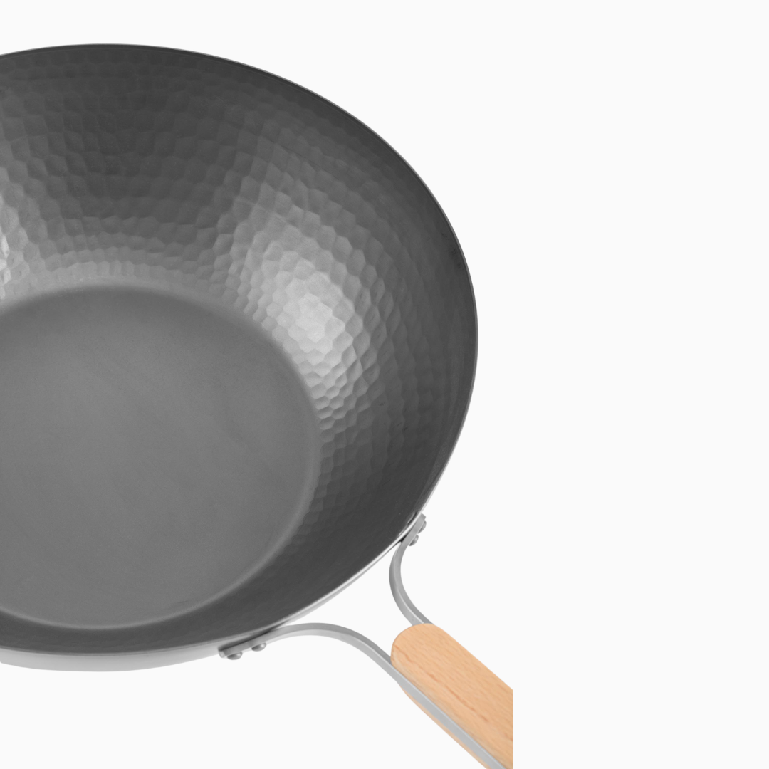 Enzo 12.5" Nonstick Carbon Steel Wok