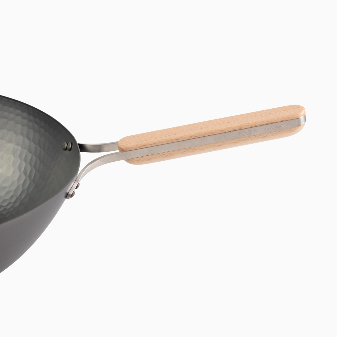 Enzo 12.5" Nonstick Carbon Steel Wok