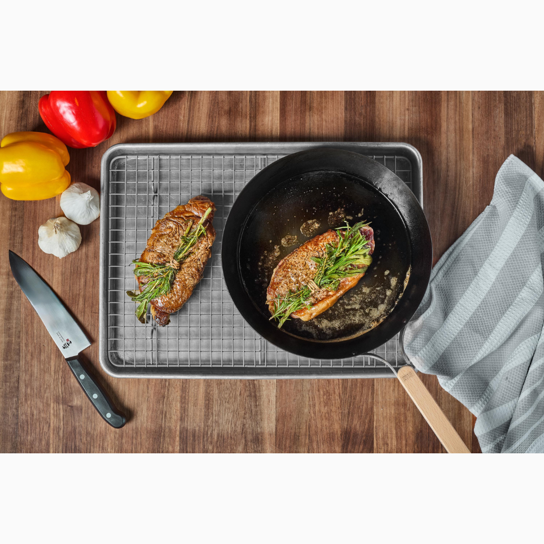 Enzo 11" Nonstick Carbon Steel Frying Pan