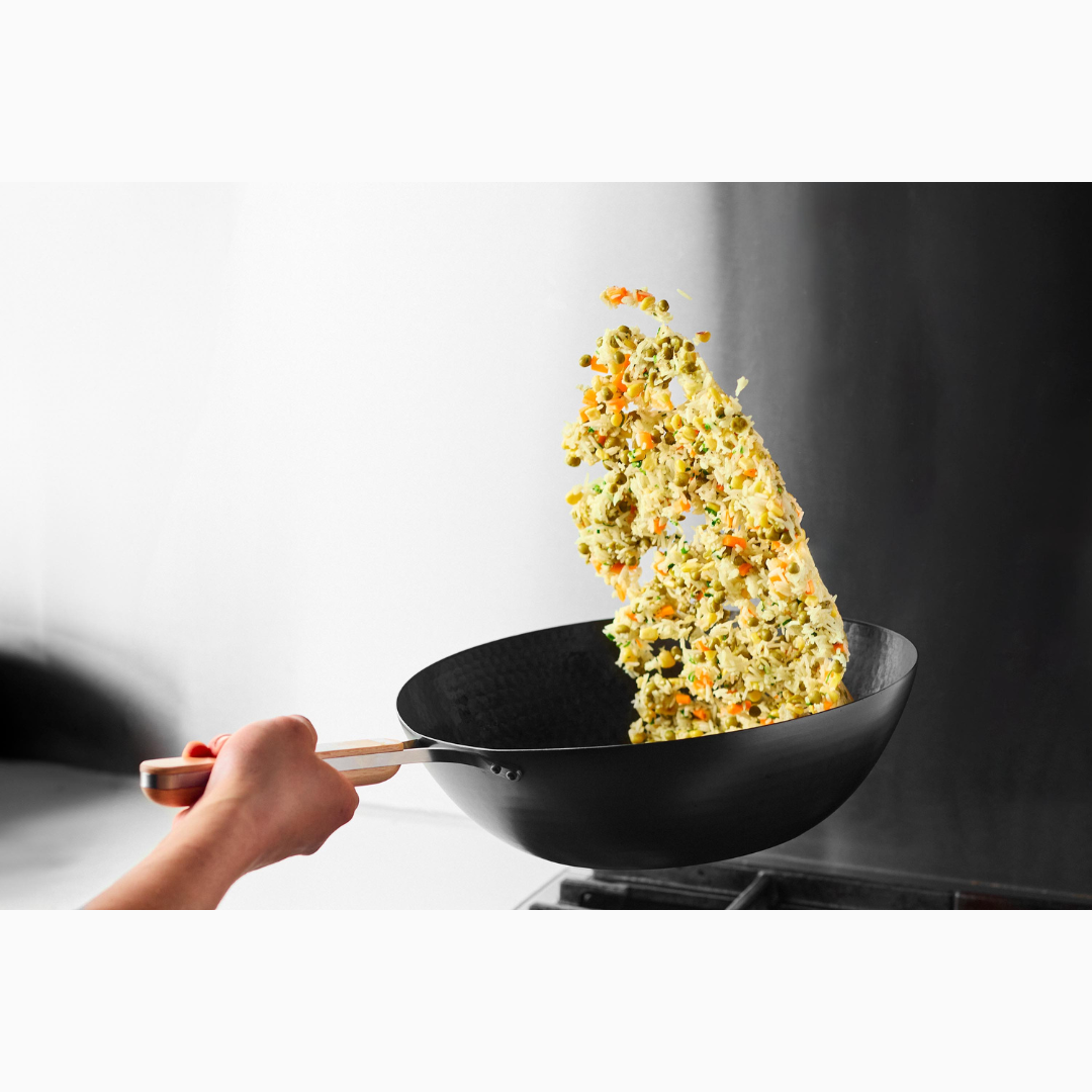Enzo 12.5" Nonstick Carbon Steel Wok